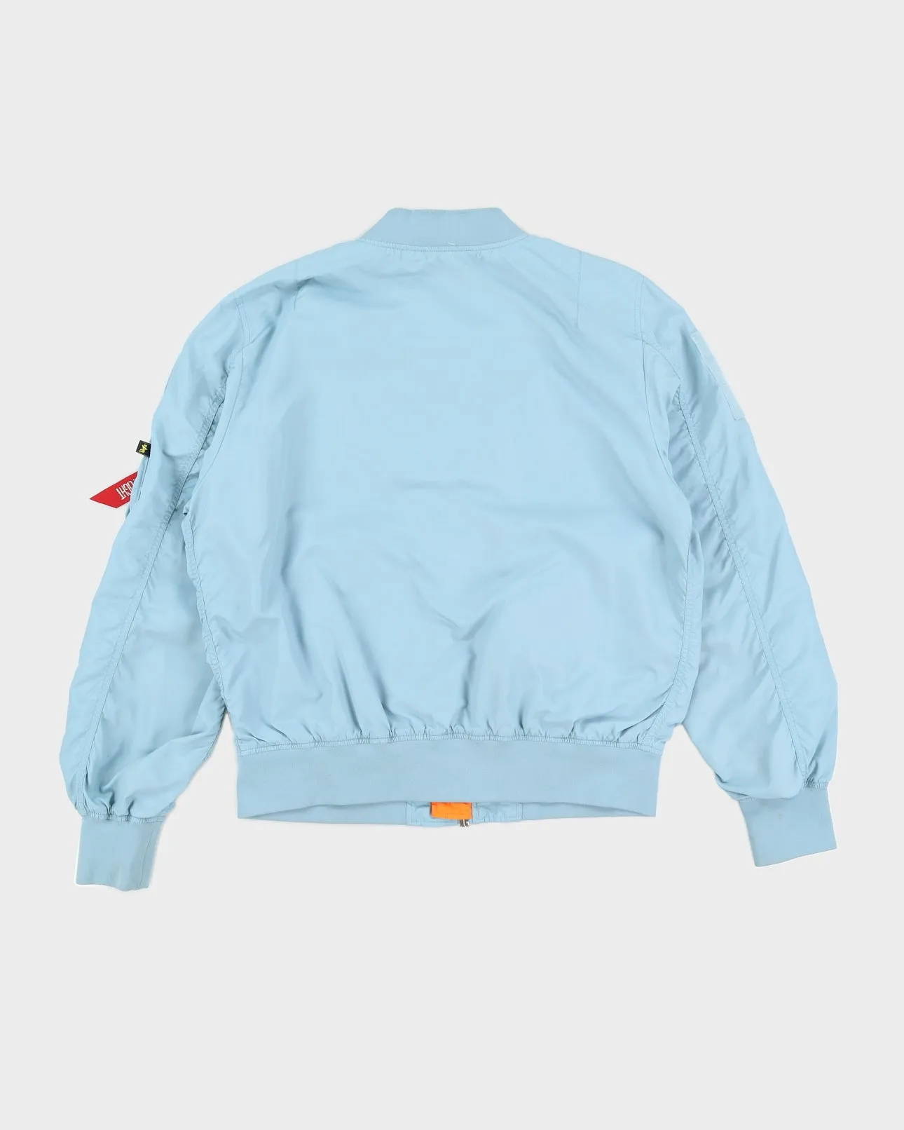 00s Alpha Industries Baby Blue Bomber Jacket - L