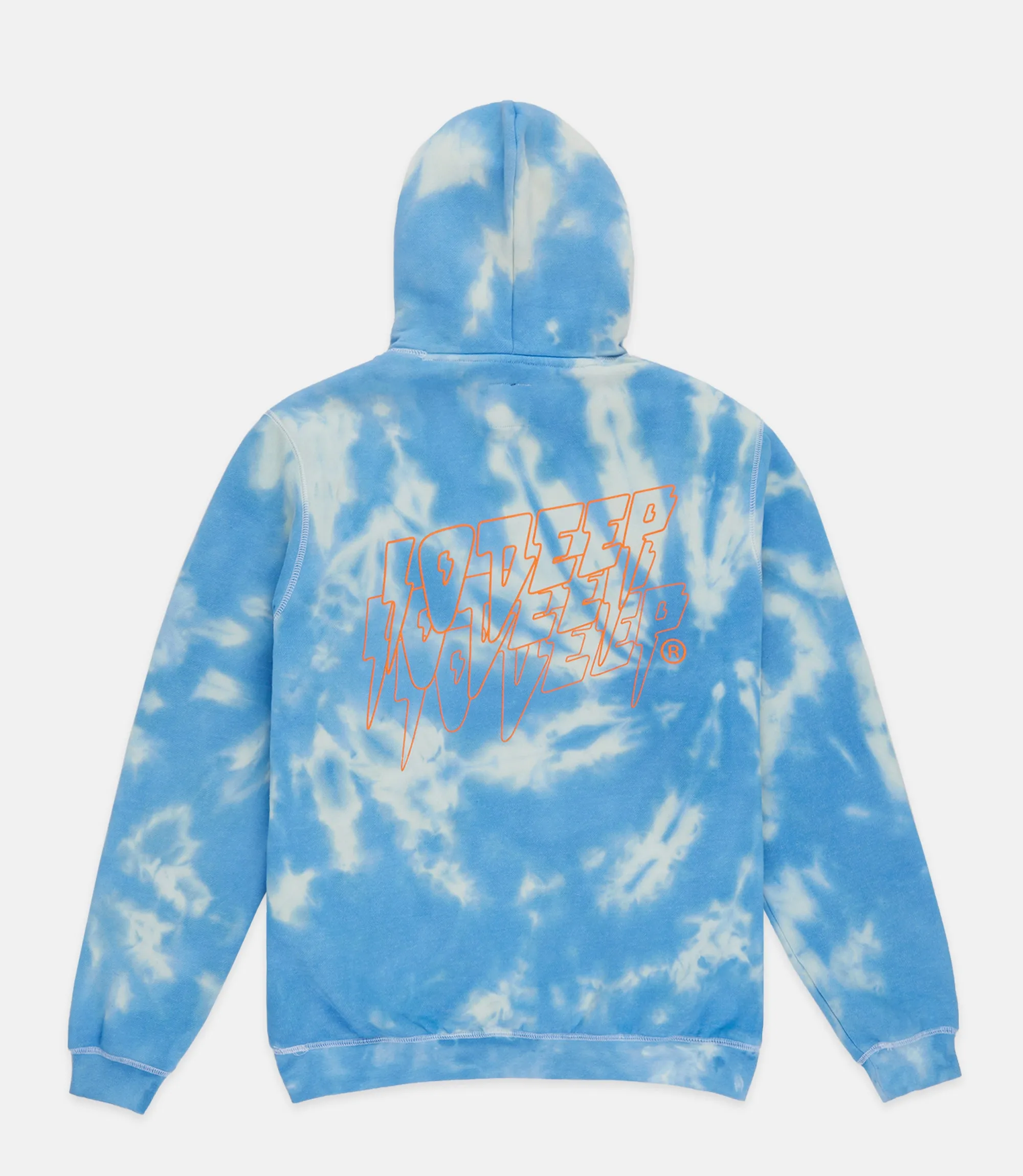 10Deep - Sound & Fury Tie Dye Men's Hoodie, Blue