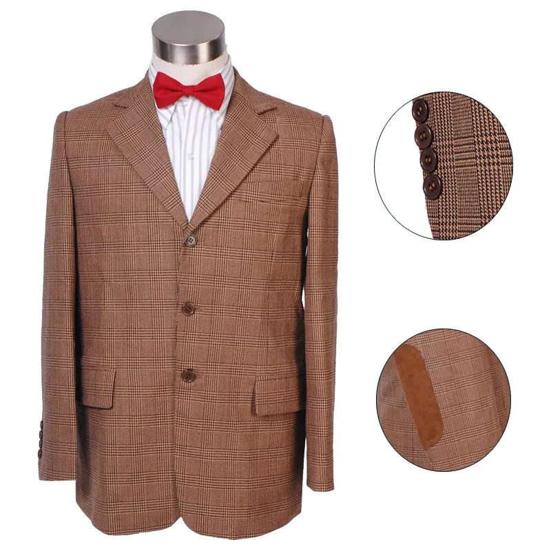 11th Doctor Cosplay Doctor Who Eleventh Doctor Matt Smith Costume Brown Jacket Coat