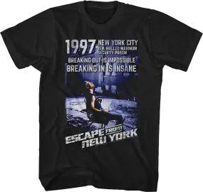 1997 Escape From New York T-Shirt