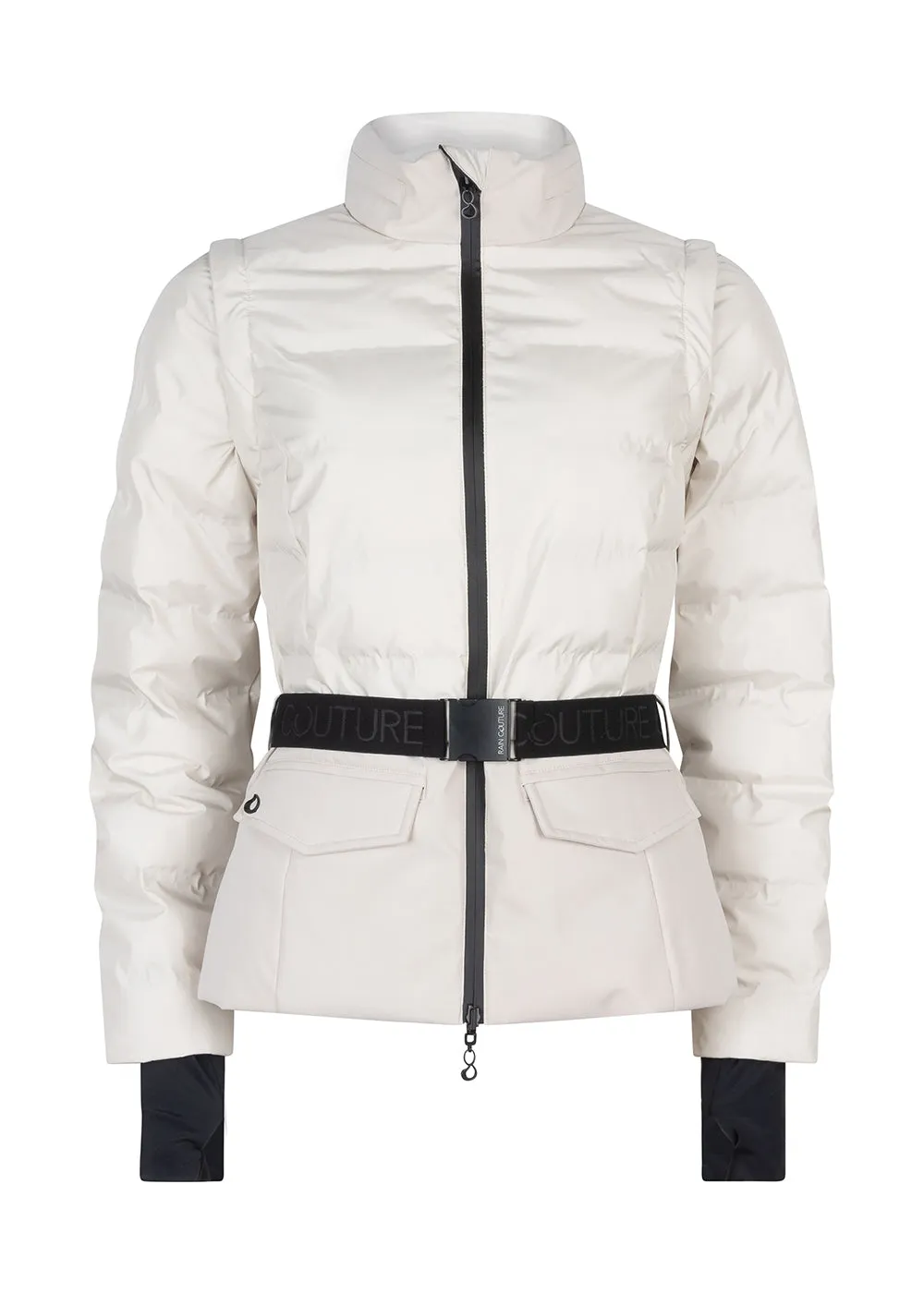 3-in-1 Down Jacket & Bodywarmer - Vanilla White