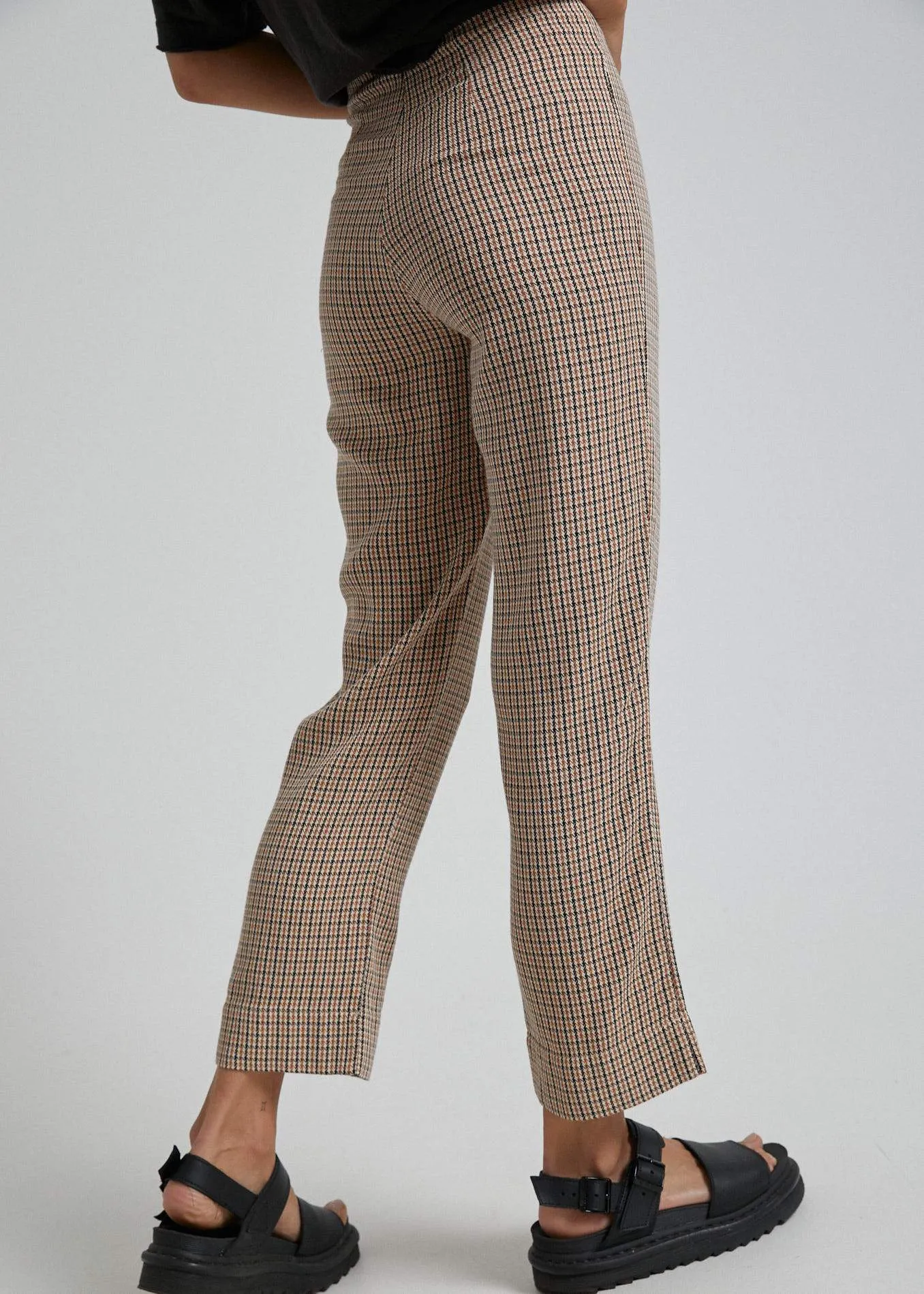 Afends Womens London Calling - High Waist Pant - Toffee