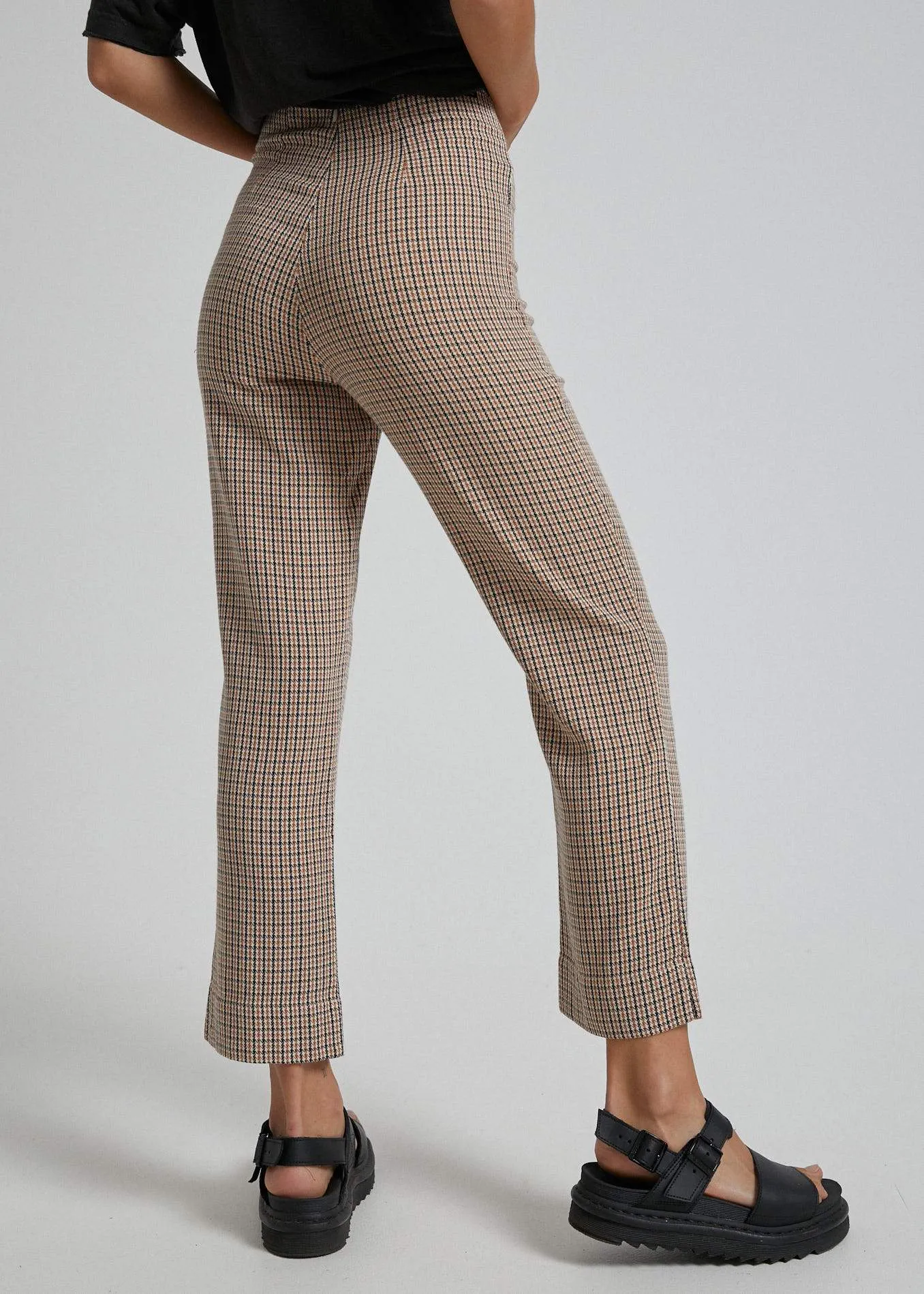 Afends Womens London Calling - High Waist Pant - Toffee