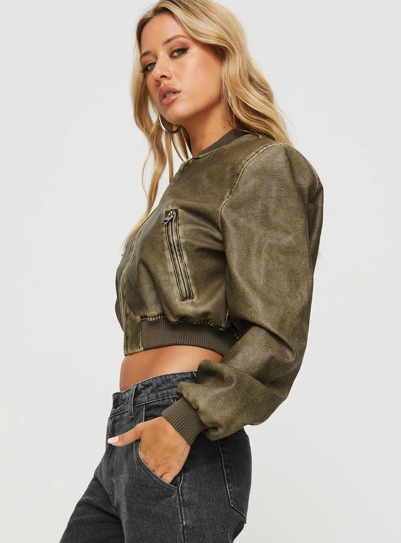 Allure Bomber Jacket Ash