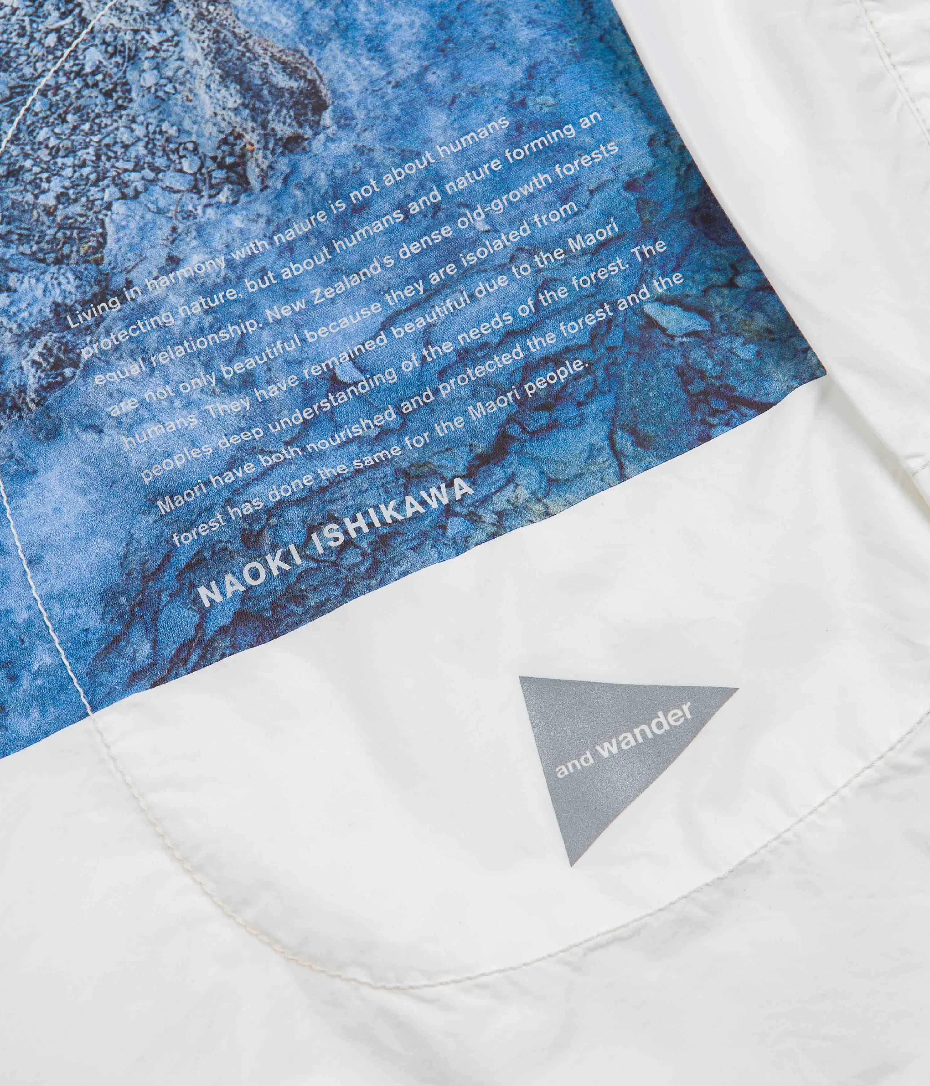 and wander x Naoki Ishikawa The Void Sea Shirt - White