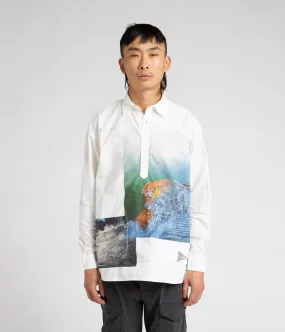 and wander x Naoki Ishikawa The Void Sea Shirt - White