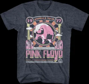 Animals Tour 1977 Poster Pink Floyd T-Shirt