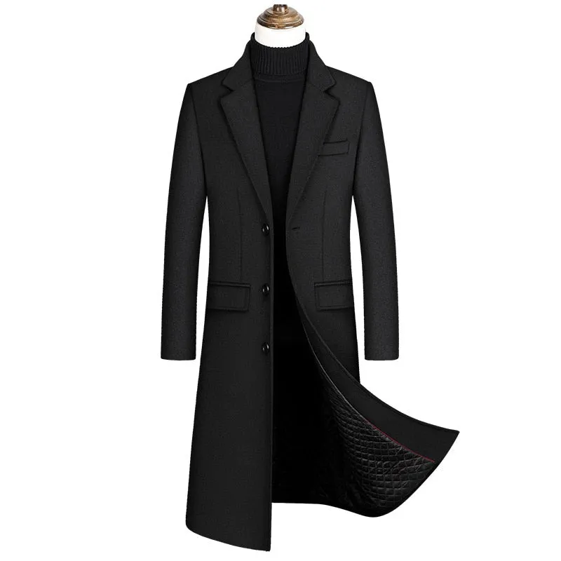 Antonios Long Slim Fit Coat Men