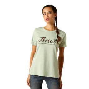 Ariat Ladies Classic Frosty Green Short Sleeve T-Shirt 10045093