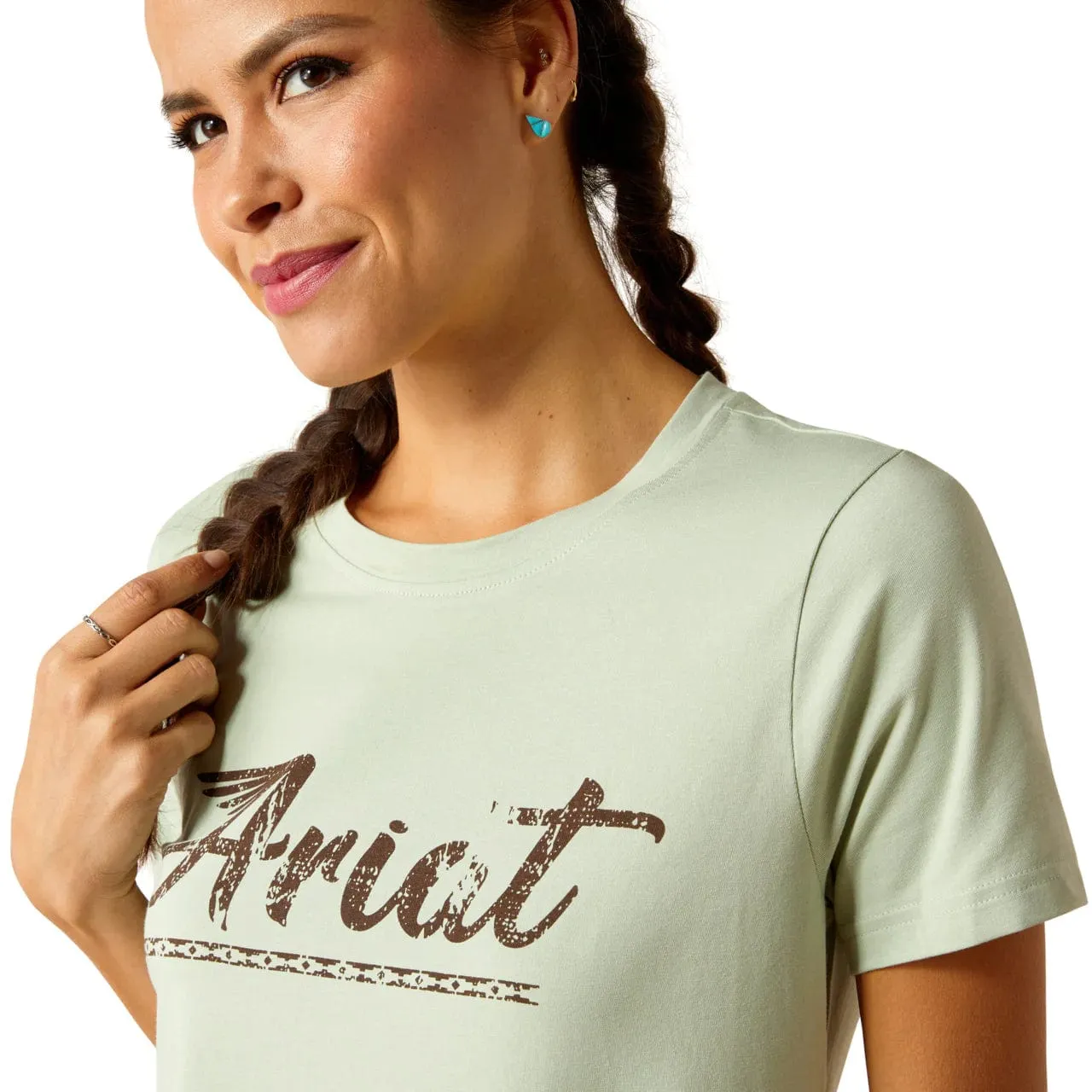 Ariat Women's Frosty Green Classic Fit Short Sleeve T-Shirt 10045093