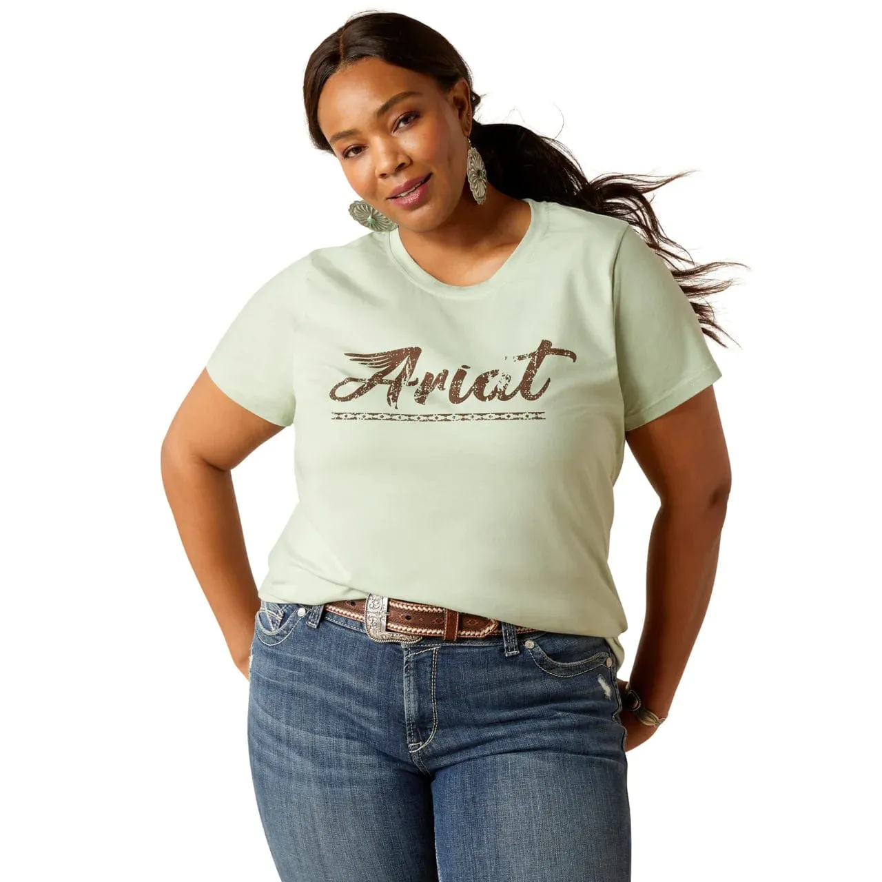 Ariat Women's Frosty Green Classic Fit Short Sleeve T-Shirt 10045093