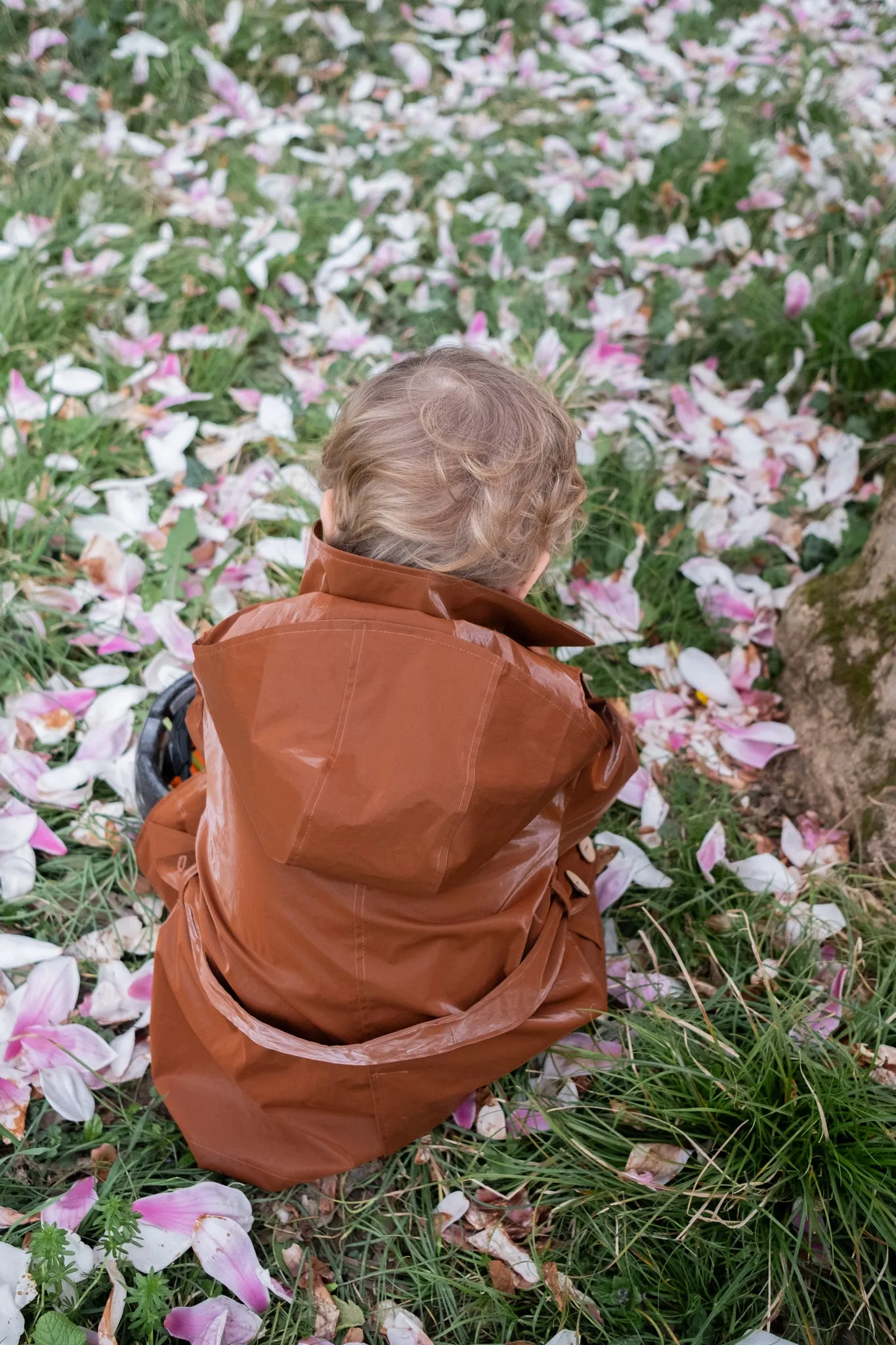 Baby/Kid Trench - Chocolate Brown