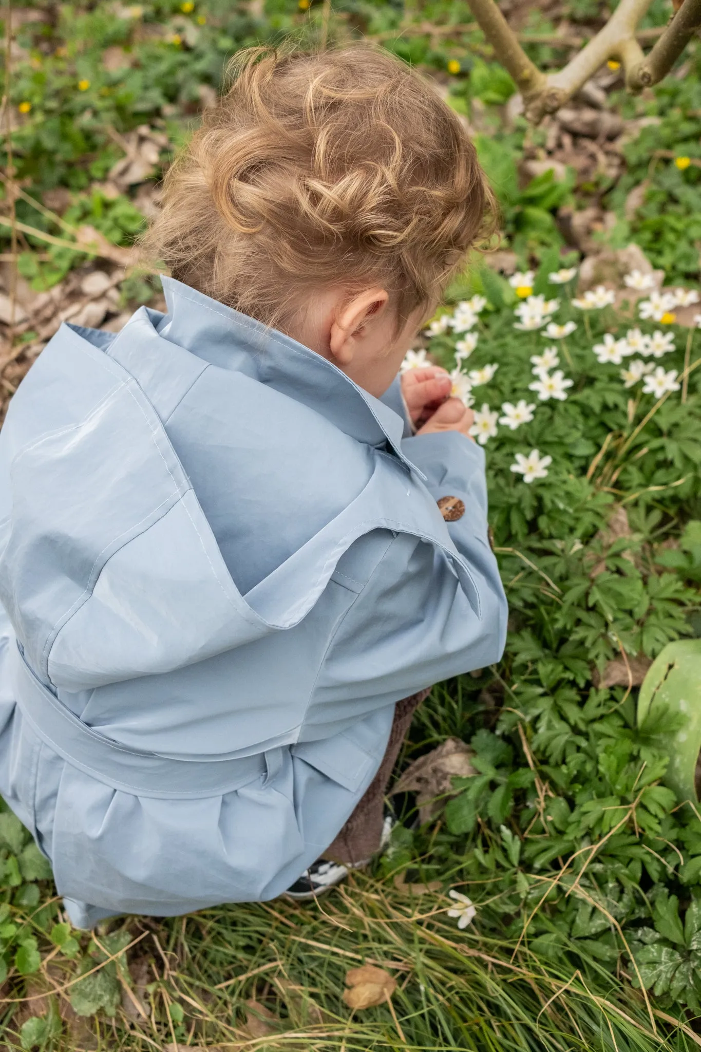 Baby/Kid Trench - Light Blue