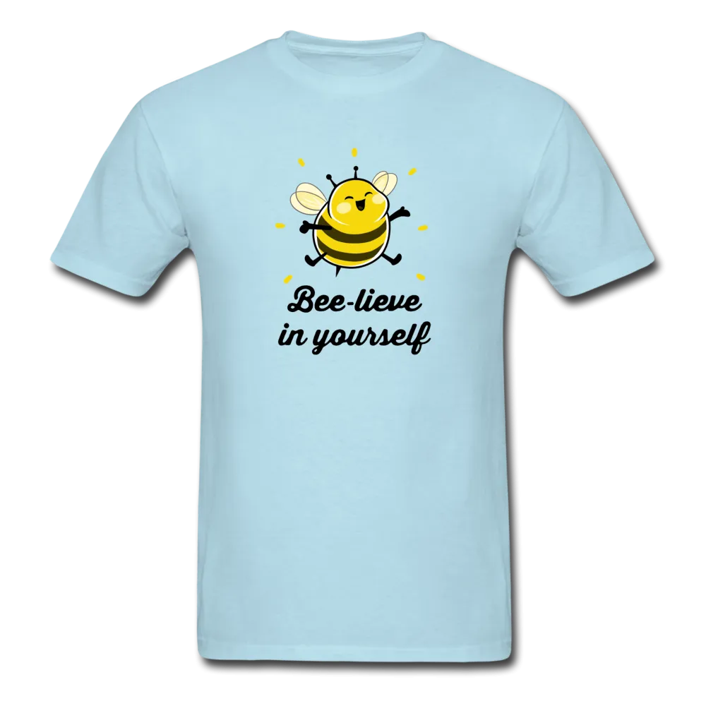 Bee-lieve In Yourself Men's Motivational T-Shirt