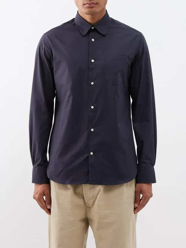 Benoit Piece Dye Jap Poplin Shirt