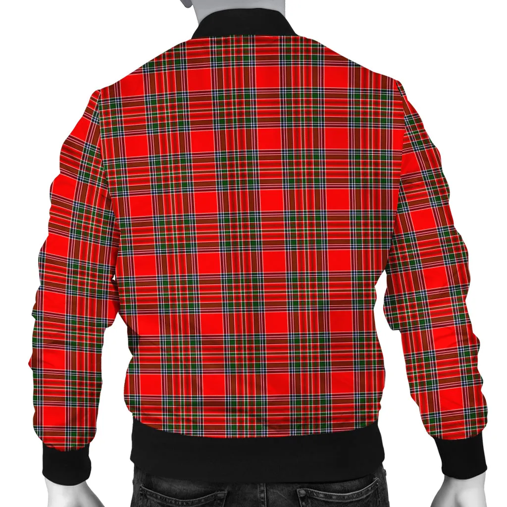 Binning Tartan Bomber Jacket with Family Crest