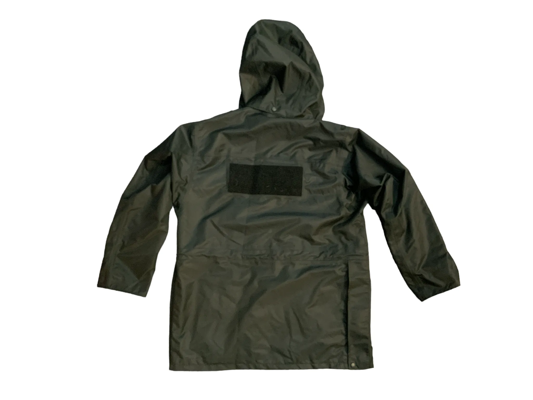 Black 3/4 Length Lightweight Waterproof Rain Coat BPC03AN