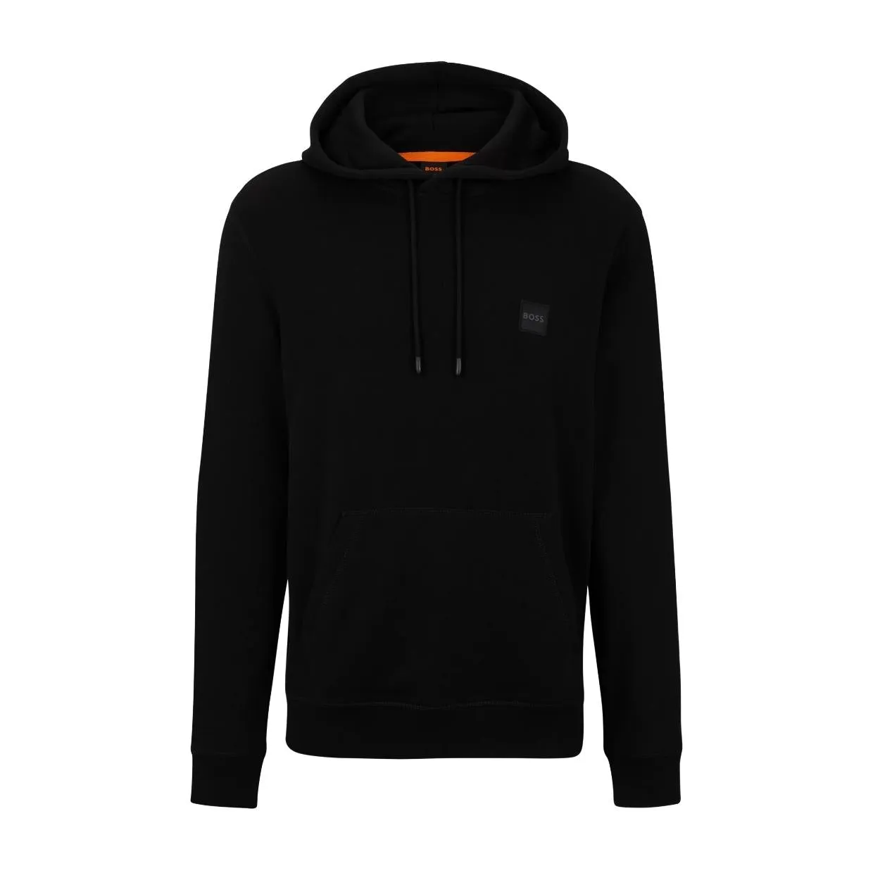 BOSS Wetalk Logo Patch Black Hoodie