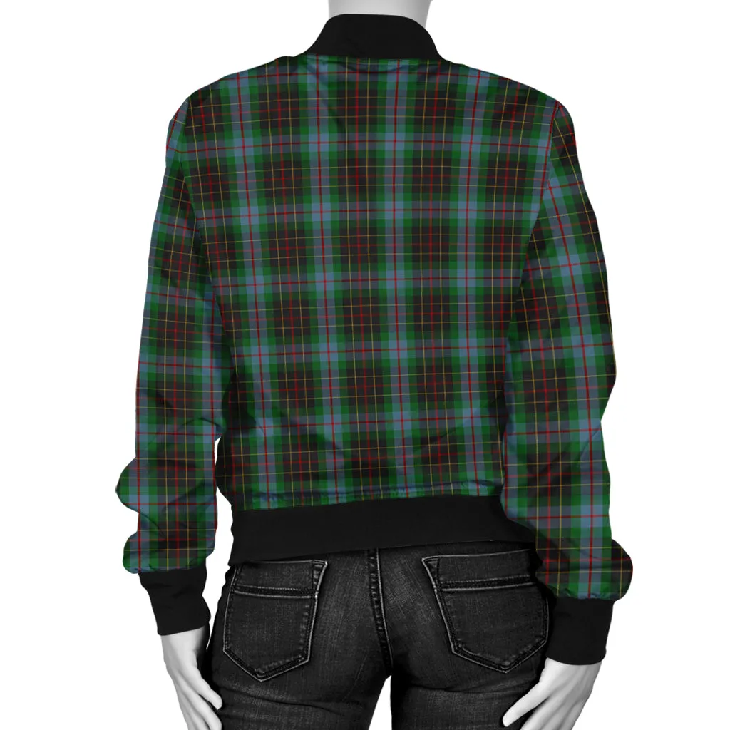 Brodie Hunting Tartan Bomber Jacket with Family Crest