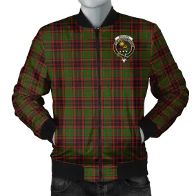 Buchan Tartan Bomber Jacket with Family Crest