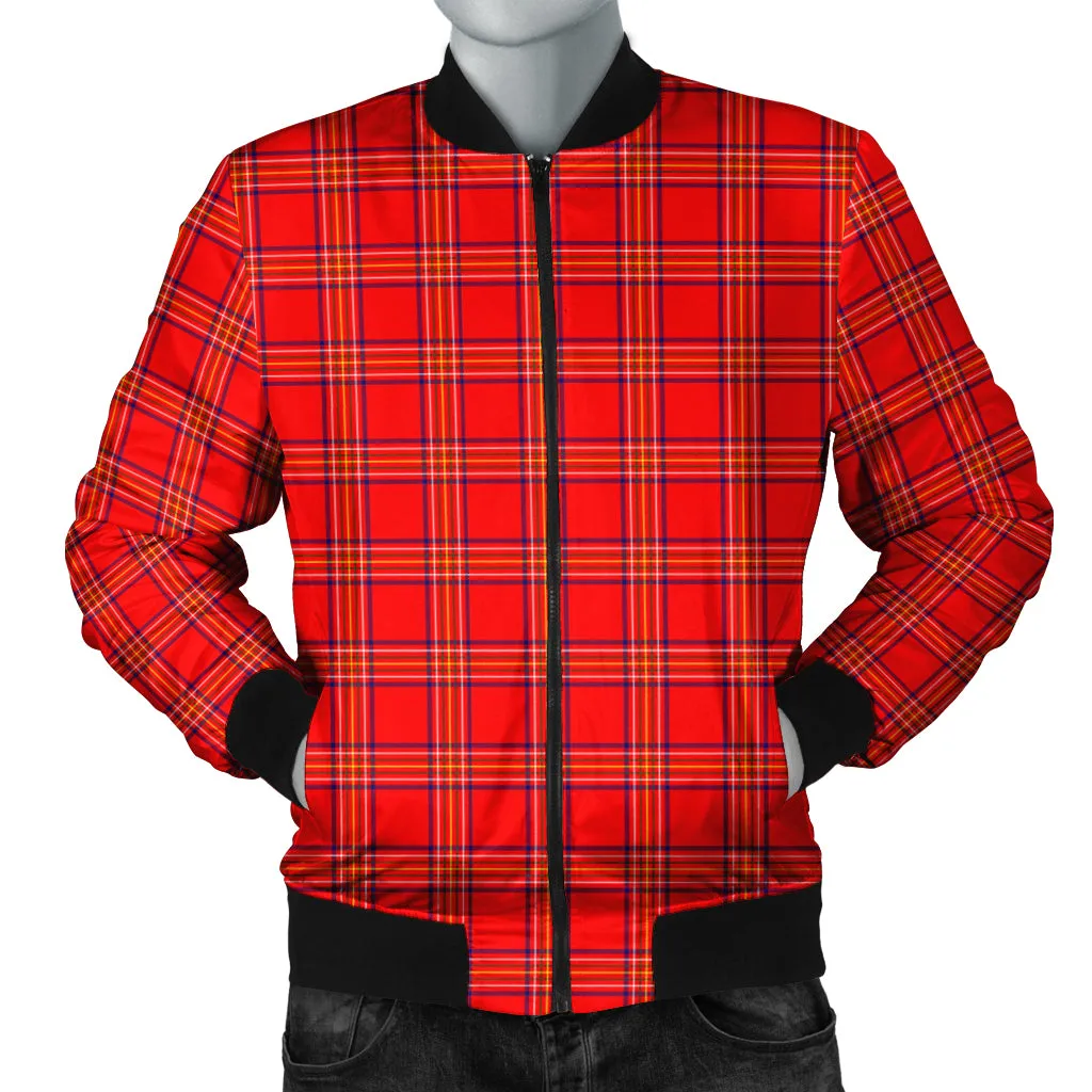 Burnett Modern Tartan Bomber Jacket