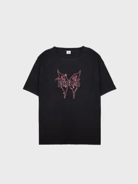 Butterfly Bones Tee - Black