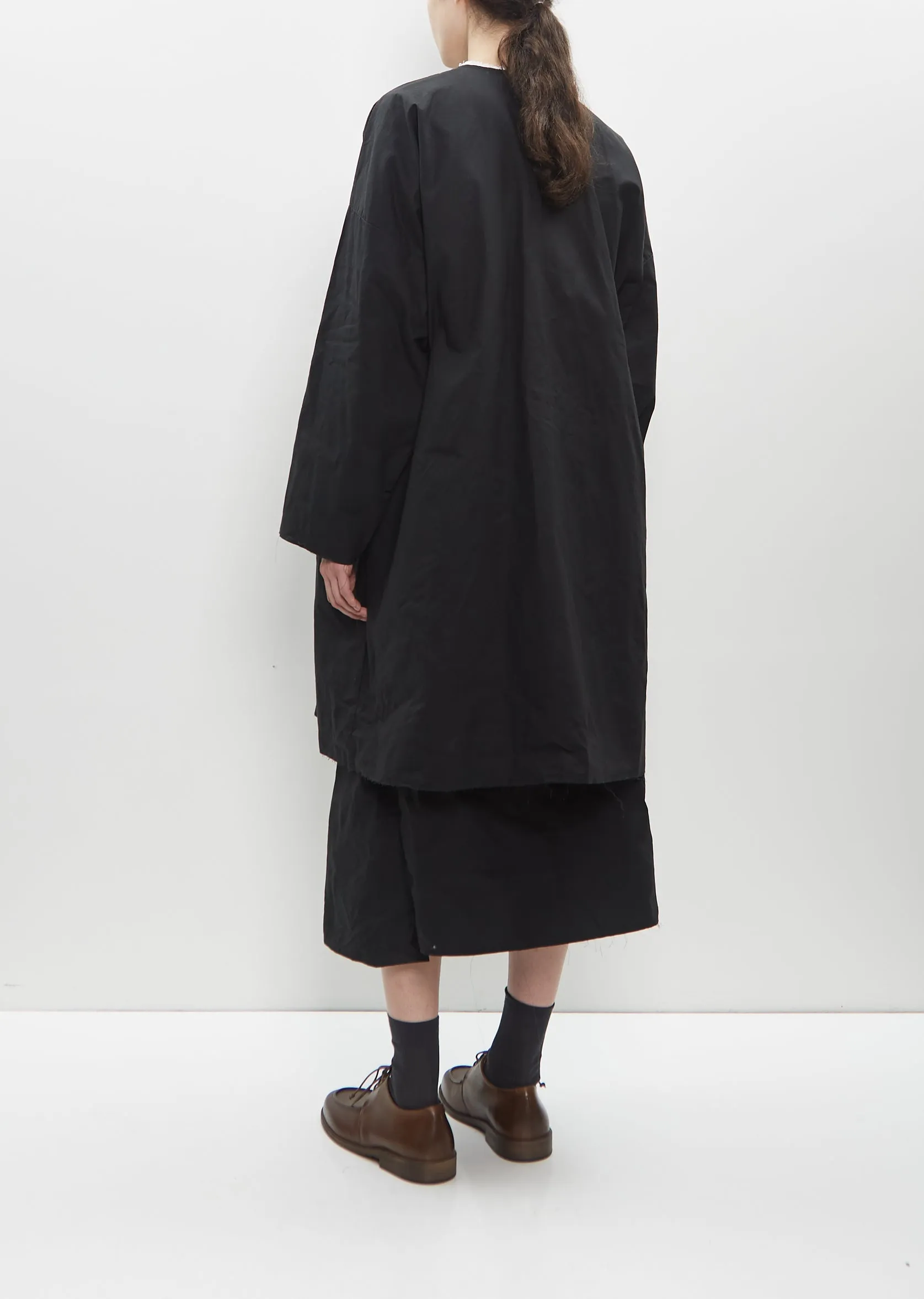 Button-Down Volume Coat