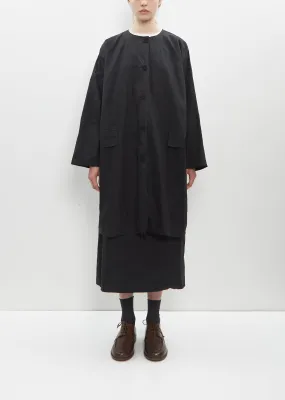 Button-Down Volume Coat