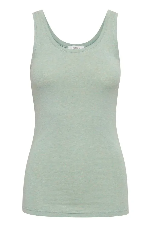 Byoung Pamila Vest Top Frosty Green Melange