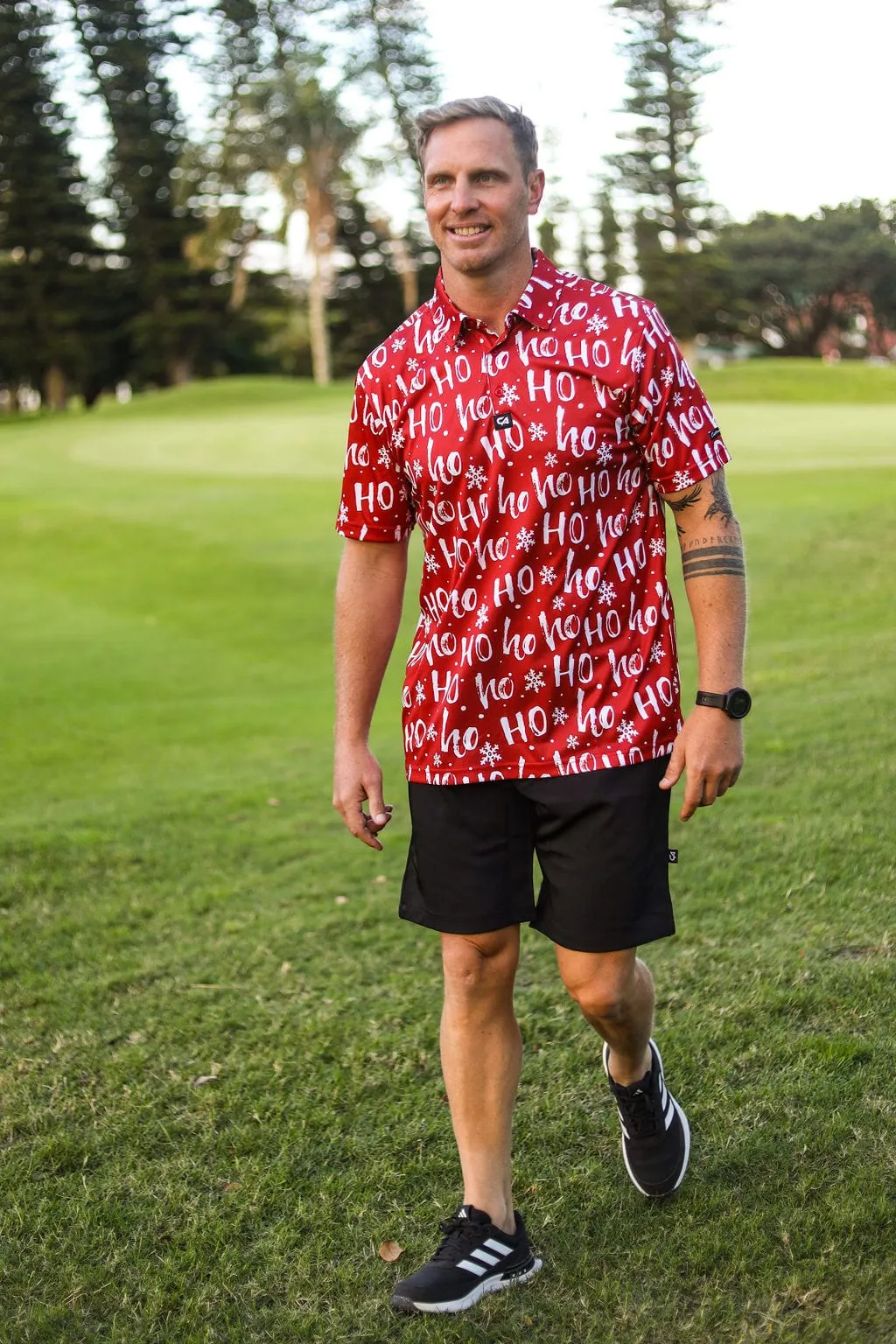 CA Funky Golf Shirt | Frosty Christmas