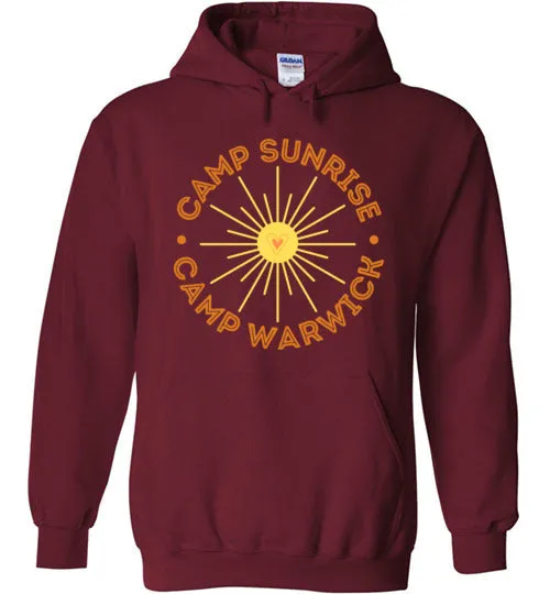 Camp Sunrise Heavy Blend Hoodie - Orange Logo