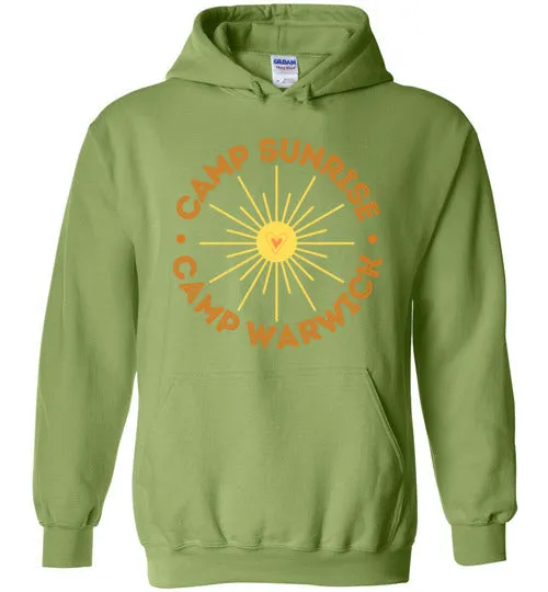 Camp Sunrise Heavy Blend Hoodie - Orange Logo