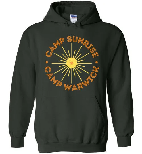 Camp Sunrise Heavy Blend Hoodie - Orange Logo