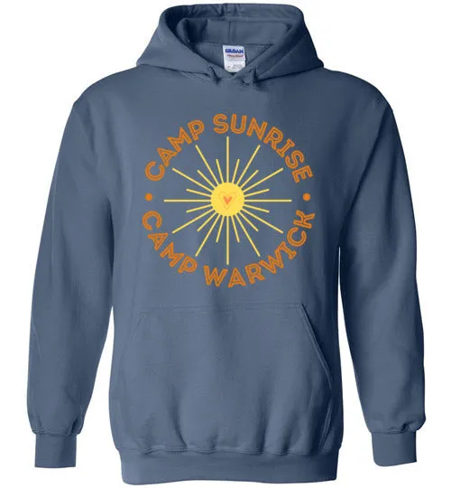 Camp Sunrise Heavy Blend Hoodie - Orange Logo