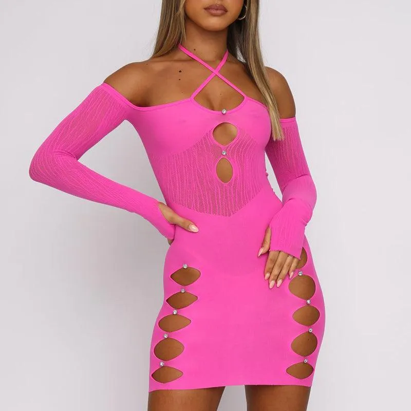 Candy Coloured Cutout Dress