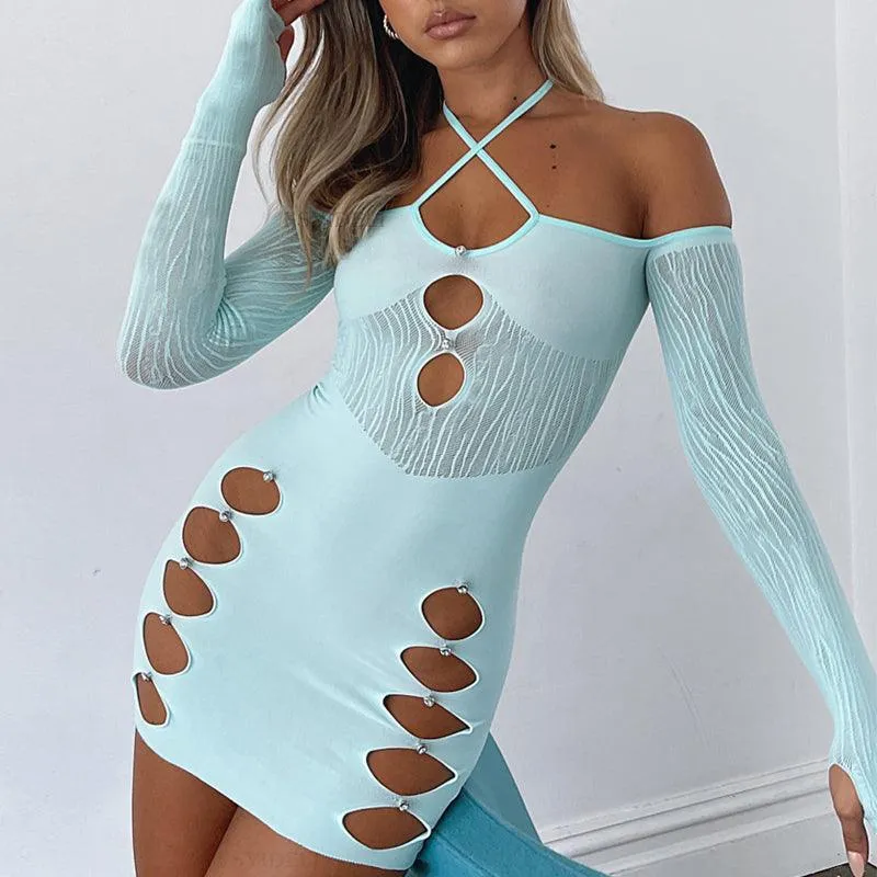 Candy Coloured Cutout Dress