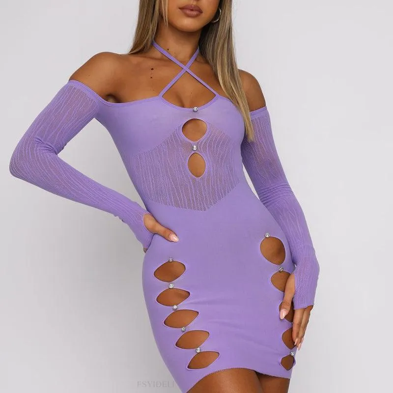 Candy Coloured Cutout Dress