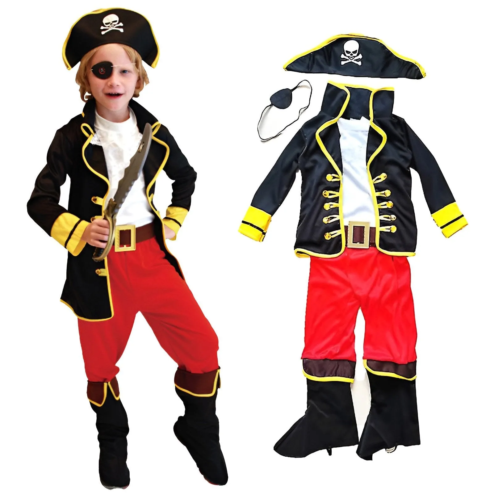 Captain Jack Child Pirate Costume