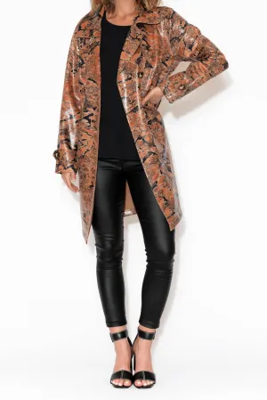 Carissa Tan Snake Coat