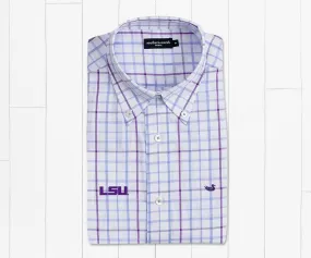 Catahoula Tattersall Dress Shirt - LSU