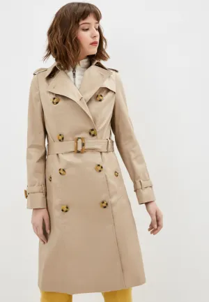 Catherine Double Breasted Classic Trench Coat with Belt