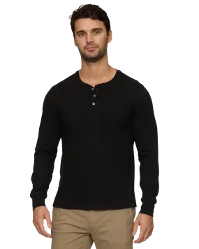 CHATSWORTH SOFT WAFFLE HENLEY