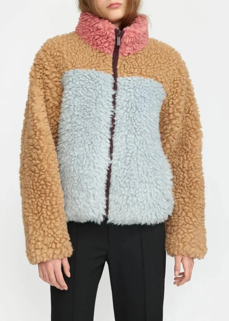 Chunky Block Teddy Jacket