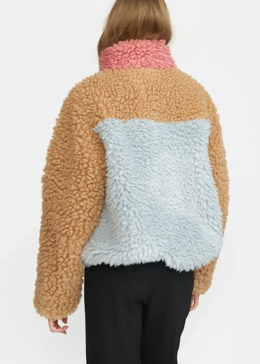 Chunky Block Teddy Jacket