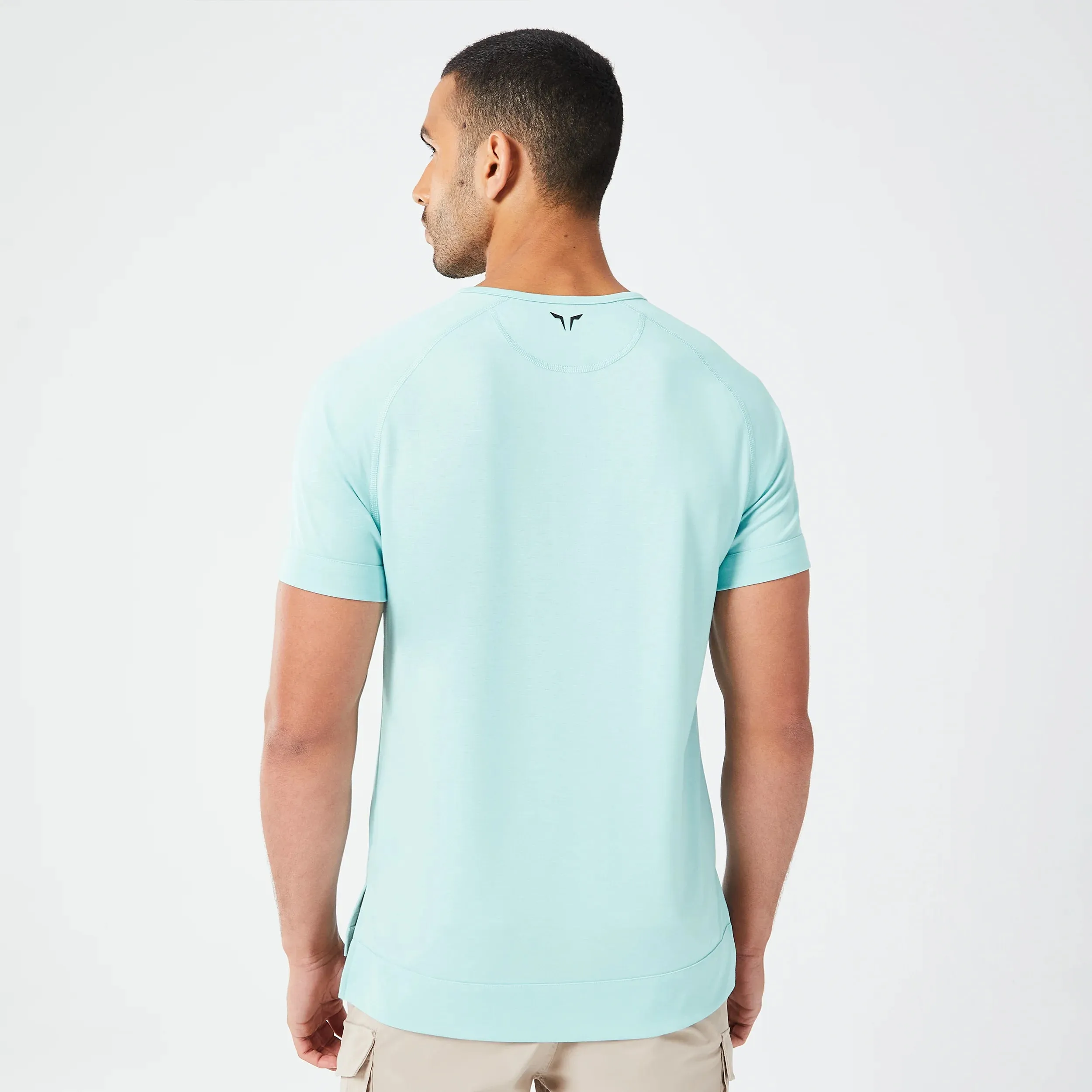 Code Henley Tee - Canal Blue