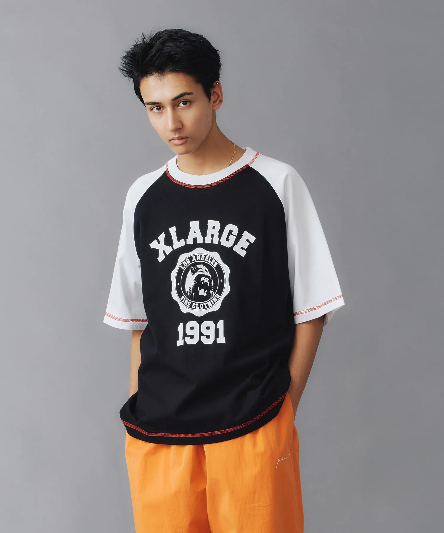 COLOR SCHEME STITCH RAGLAN S/S TEE