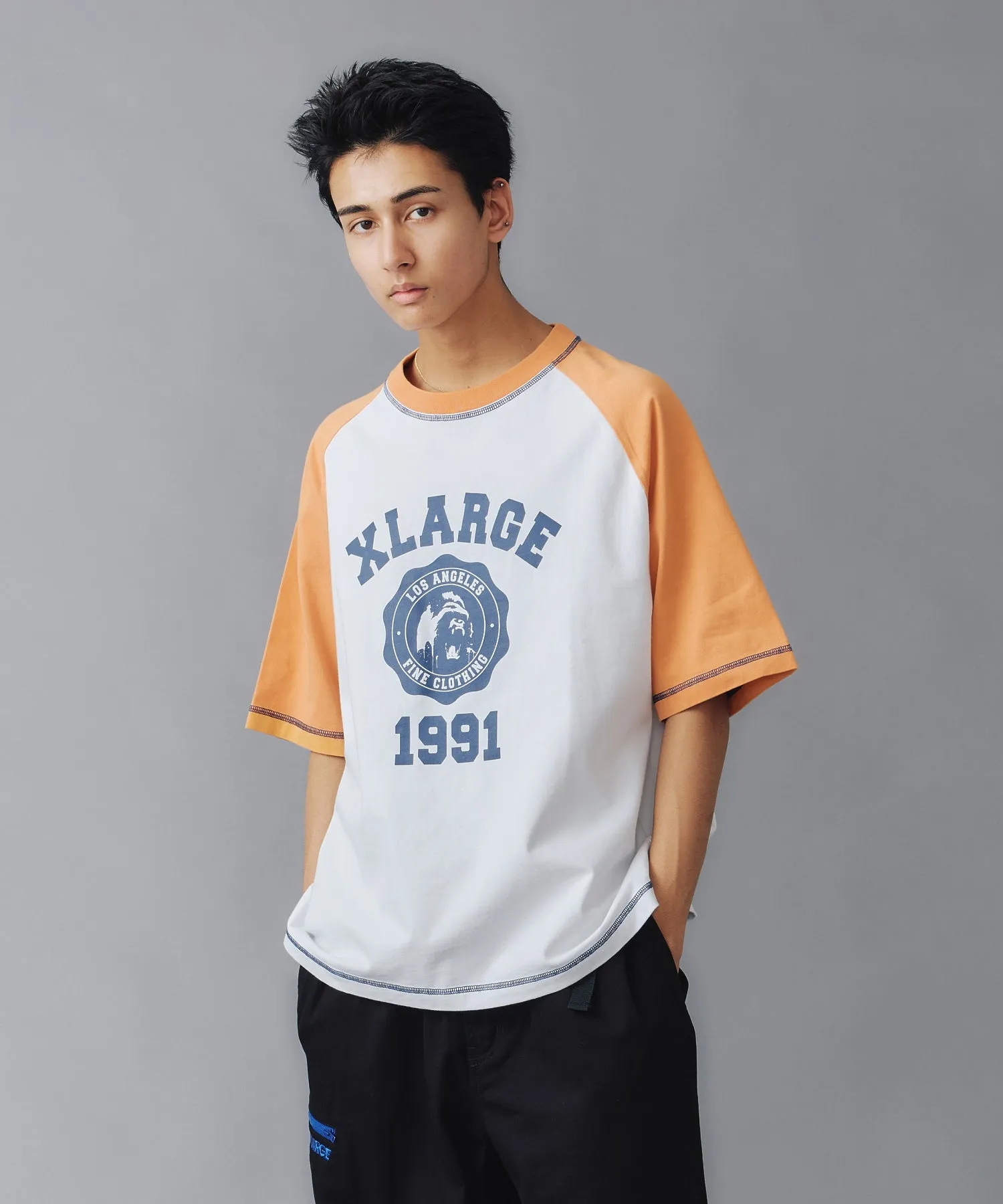 COLOR SCHEME STITCH RAGLAN S/S TEE