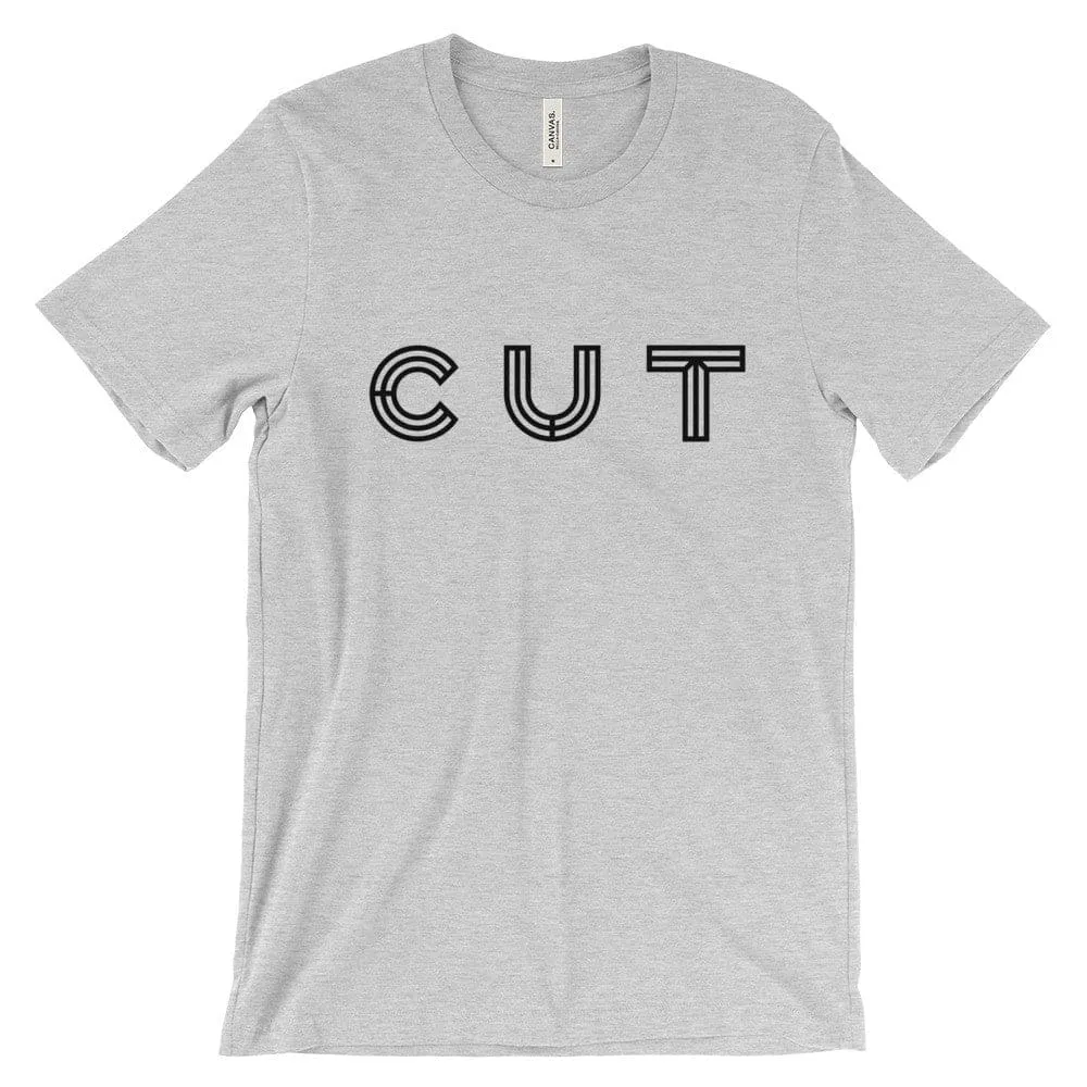 Cut Logo T-Shirt (White or Gray)