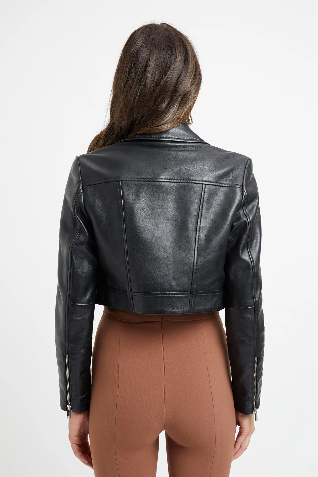 Cyril Crop Biker Jacket