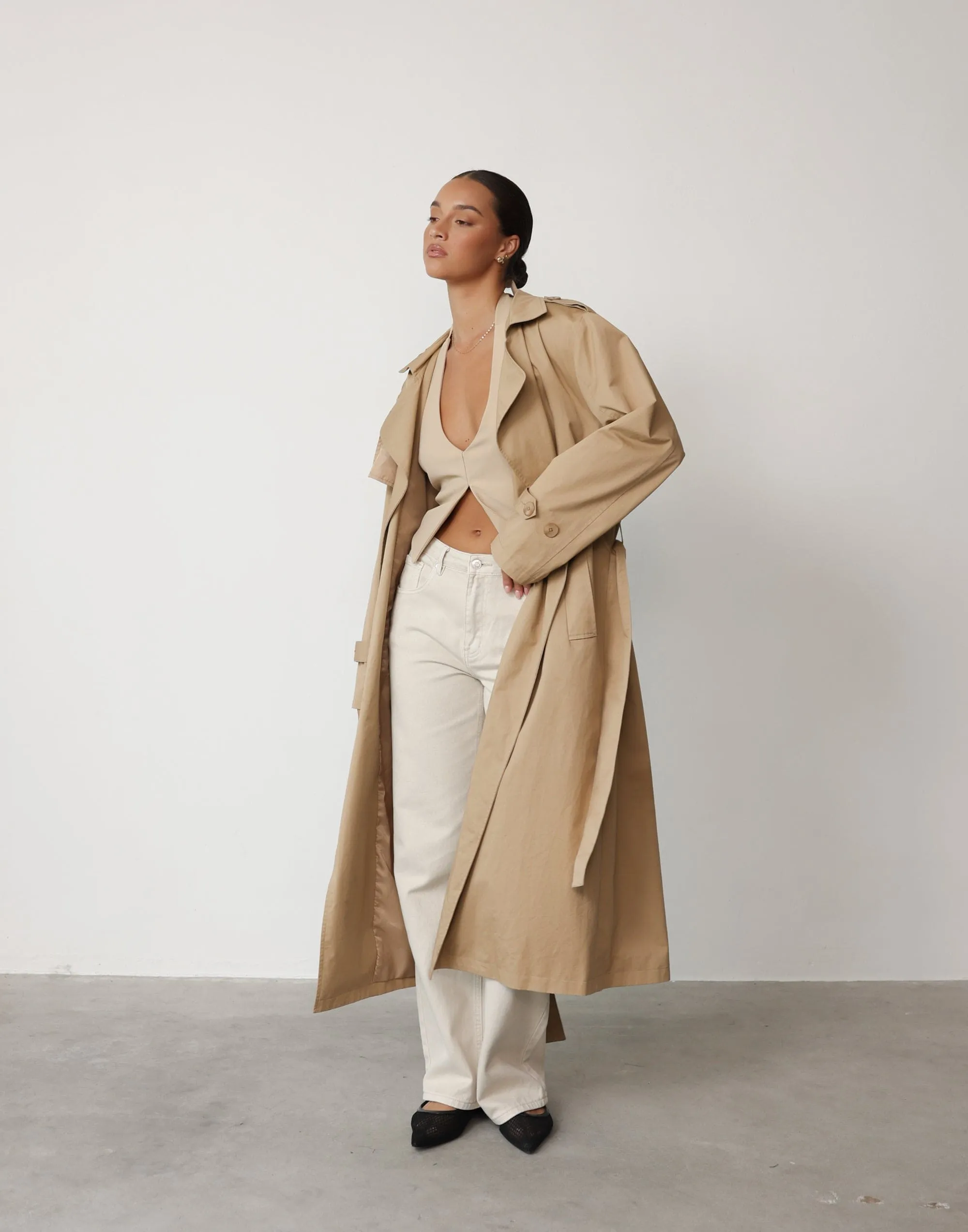 Dario Trench Coat (Camel)